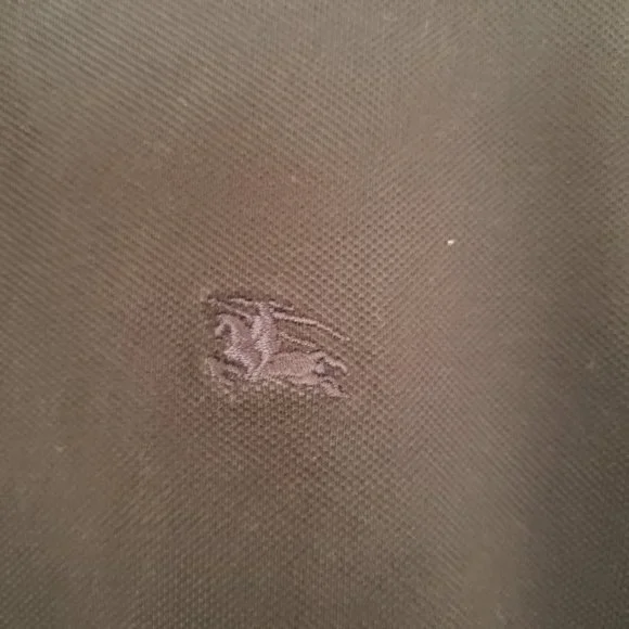 Burberry ruffle collar polo - Black knit five button - Size M - Picture 11 of 13